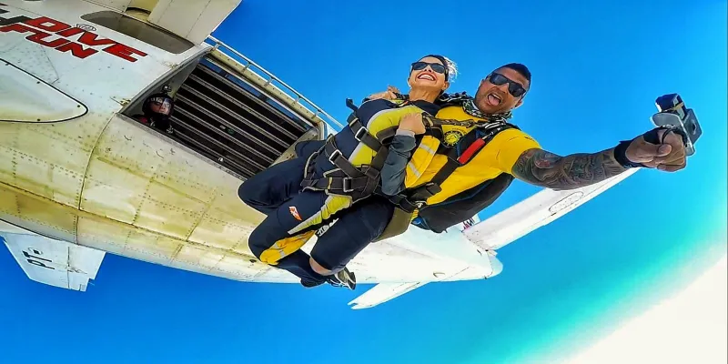 Onde fazer aula de paraquedismo
